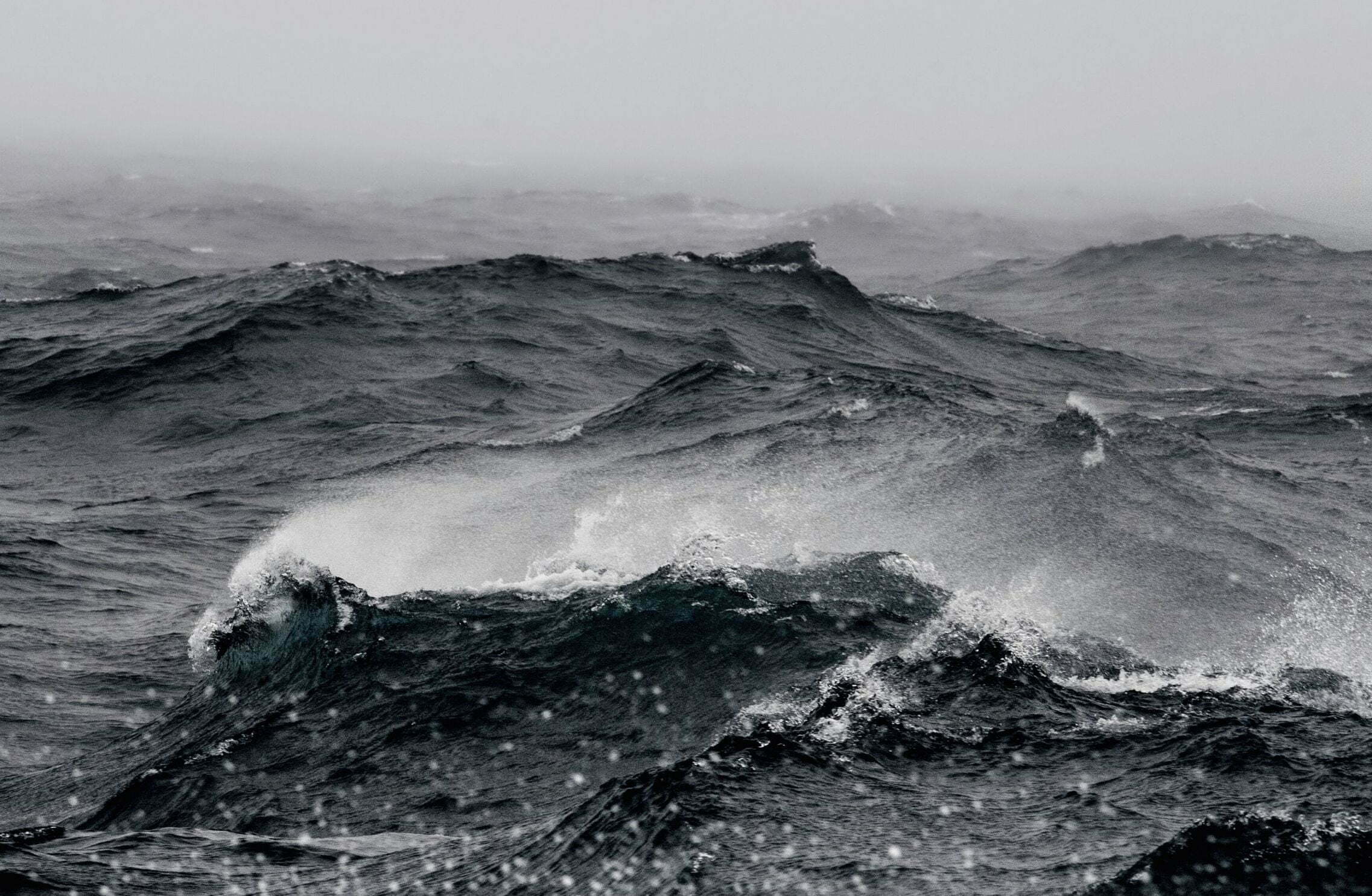 stormy southern ocean